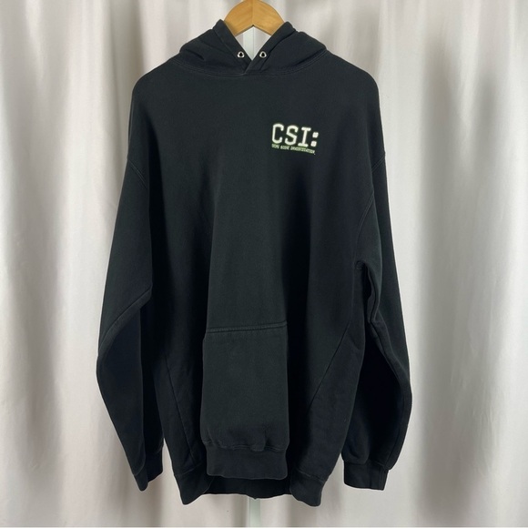 CSItem Large Graphic Hooded Hoodie Sweatshirt Crime Show TV Science Forensics - Picture 2 of 6